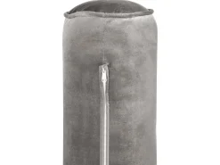 Beliani Divaani Sametti Vaaleanharmaa Muret Shop