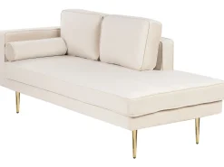 Beliani Divaani Sametti Vasenk. Beige Miramas Online