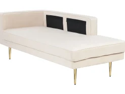 Beliani Divaani Sametti Vasenk. Beige Miramas Online