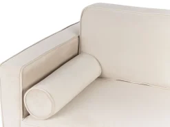 Beliani Divaani Sametti Vasenk. Beige Miramas Online