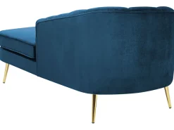 Beliani Divaani Sametti Vasenk. Laivastonsininen Allier Sale