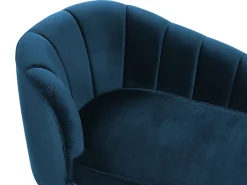 Beliani Divaani Sametti Vasenk. Laivastonsininen Allier Sale