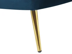 Beliani Divaani Sametti Vasenk. Laivastonsininen Allier Sale