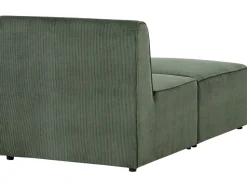 Beliani Divaani Vakosametti Tummanvihrea Lemvig New