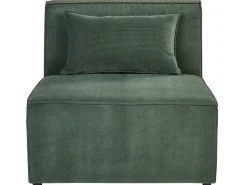 Beliani Divaani Vakosametti Tummanvihrea Lemvig New