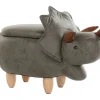 Beliani Elainjakkara Kangas Säilytystila Tummanvihrea 92 X 42 Cm Triceratops Online