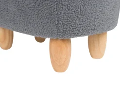 Beliani Elainjakkara Kangas Säilytystila Harmaa 65 X 30 Cm Alpaca Flash Sale