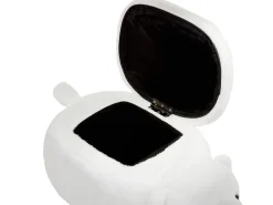 Beliani Elainjakkara Kangas Säilytystila Valkoinen 69 X 30 Cm Bear Best Sale