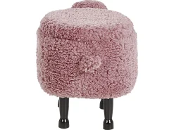 Beliani Elainjakkara Kangas Säilytystila Vaaleanpunainen 55 X 35 Cm Sheep Outlet