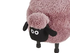 Beliani Elainjakkara Kangas Säilytystila Vaaleanpunainen 55 X 35 Cm Sheep Outlet