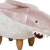 Beliani Elainjakkara Kangas Vaaleanpunainen/Valkoinen 32 X 67 Cm Shark Flash Sale
