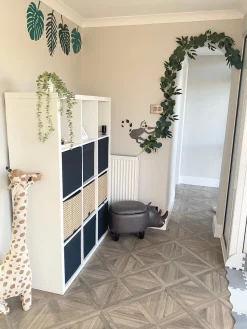 Beliani Elainjakkara Keinonahka Säilytystila Tummanharmaa 60 X 32 Cm Rhino Discount