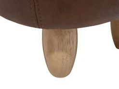 Beliani Elainjakkara Keinonahka Säilytystila Tummanruskea 70 X 32 Cm Elephant Online