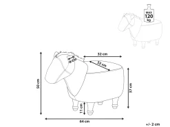 Beliani Elainrahi Ruskea Horse Cheap