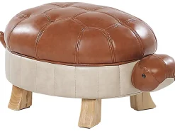 Beliani Elainrahi Ruskea Keinonahkainen Turtle Flash Sale