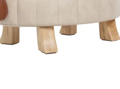 Beliani Elainrahi Ruskea Keinonahkainen Turtle Flash Sale