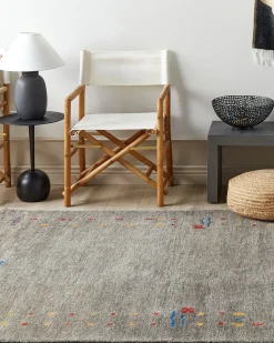 Beliani Gabbeh-Matto Villa Harmaa 160 X 230 Cm Seymen Hot