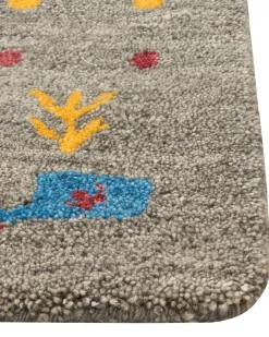 Beliani Gabbeh-Matto Villa Harmaa 160 X 230 Cm Seymen Hot