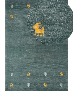 Beliani Gabbeh-Matto Villa Tummanvihrea 200 X 300 Cm Calti Best