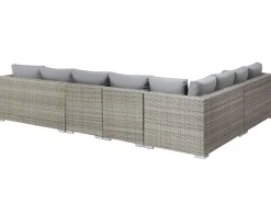 Beliani Harmaa 8-Istuttava Ulkosohvaryhma Pe-Rottingista Xxl Outlet