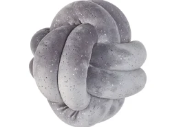 Beliani Harmaa Samettinen Solmutyyny Kimalteella O 20 Cm Malni Flash Sale