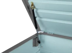 Beliani Harmaa Teraksinen UlkoSäilytyslaatikko 100 X 60 Cm Cebrosa Clearance