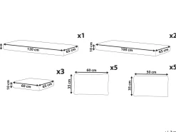 Beliani Harmaat Tyynynpaalliset Ulkosohvaryhmalle Xxl Discount