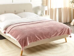 Beliani Huopa 150 X 200 Cm Vaaleanpunainen Kaweri Fashion