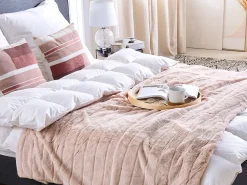 Beliani Huopa 180 X 220 Cm Vaaleanpunainen Smahra Outlet