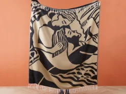 Beliani Huopa Beige/Musta 130 X 170 Cm Kudiya Online