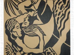 Beliani Huopa Beige/Musta 130 X 170 Cm Kudiya Online