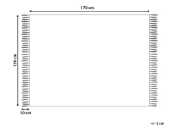 Beliani Huopa Beige/Musta 130 X 170 Cm Kudiya Online