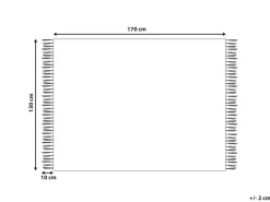 Beliani Huopa Beige/Sininen 130 X 170 Cm Halede Cheap