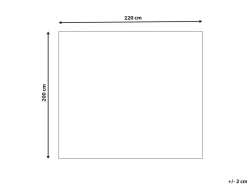 Beliani Huopa Harmaa 200 X 220 Cm Bayburt Clearance