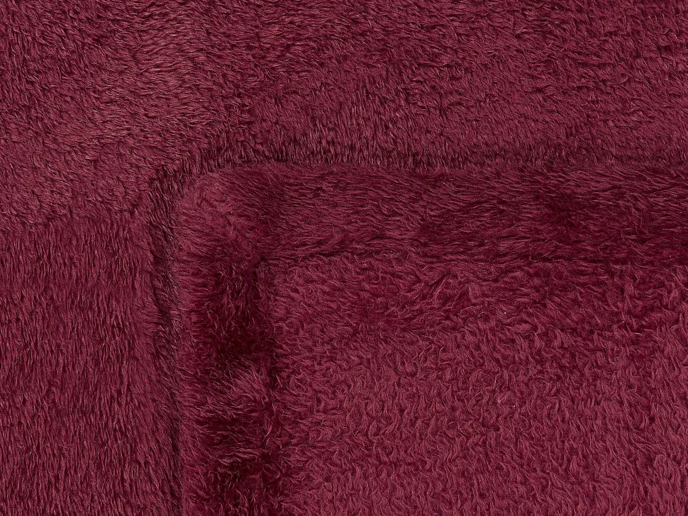 Beliani Huopa Kangas Viininpunainen 125 X 150 Cm Namdu Discount