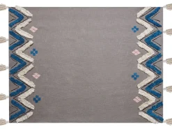 Beliani Huopa Puuvilla Harmaa 130 X 180 Cm Kottayam Sale