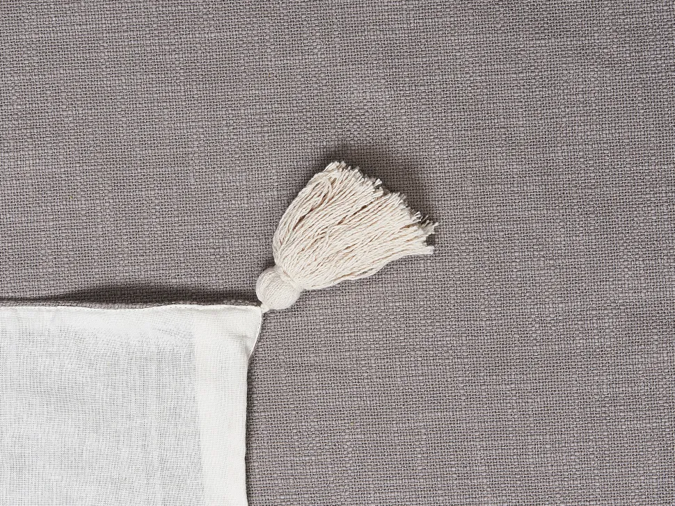 Beliani Huopa Puuvilla Harmaa 130 X 180 Cm Kottayam Sale