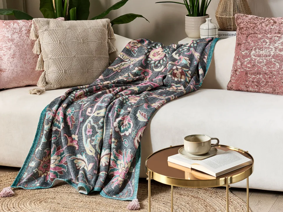 Beliani Huopa Puuvilla Monivarinen 130 X 180 Cm Dibrugarh Cheap