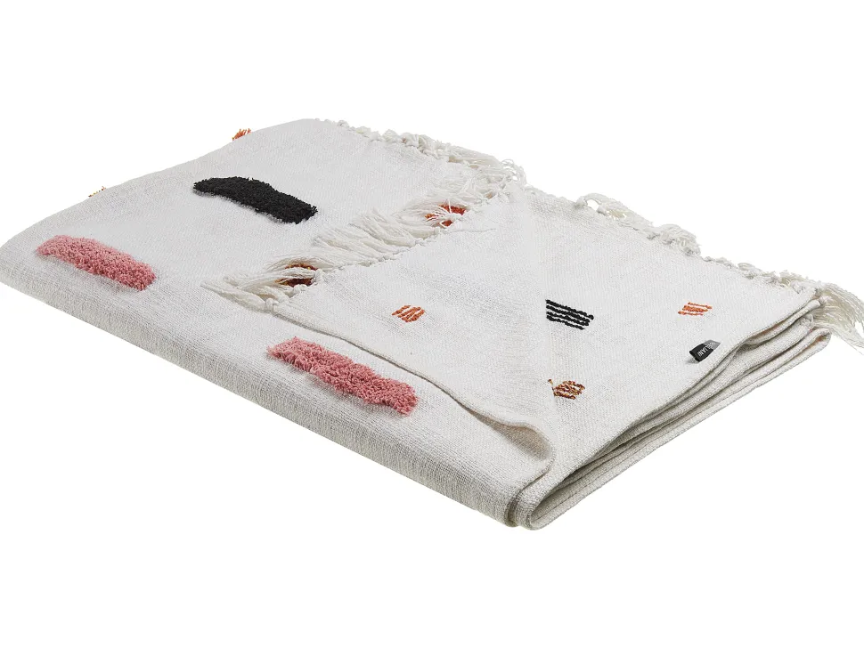 Beliani Huopa Puuvilla Monivarinen 130X180 Cm Alappuzha Shop