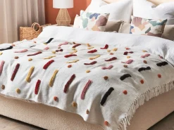 Beliani Huopa Puuvilla Monivarinen 130X180 Cm Alappuzha Shop