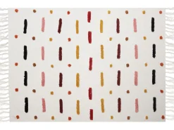 Beliani Huopa Puuvilla Monivarinen 130X180 Cm Alappuzha Shop