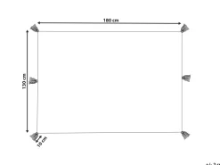 Beliani Huopa Puuvilla Monivarinen 130 X 180 Cm Munger Sale