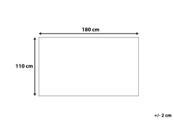 Beliani Huopa Puuvilla Vaaleanharmaa 110 X 180 Cm Anamur Flash Sale