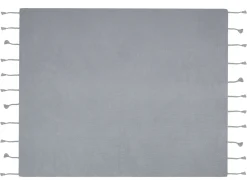 Beliani Huopa Puuvilla Vaaleanharmaa 125 X 150 Cm Nazilli Cheap