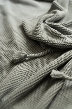 Beliani Huopa Puuvilla Vaaleanharmaa 125 X 150 Cm Nazilli Cheap