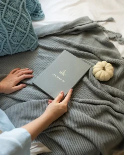 Beliani Huopa Puuvilla Vaaleanharmaa 125 X 150 Cm Nazilli Cheap