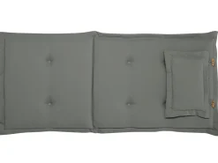 Beliani 6-Istuttava Akaasiapuinen Ulkoruokailuryhma Harmailla Pehmusteilla Toscana Hot