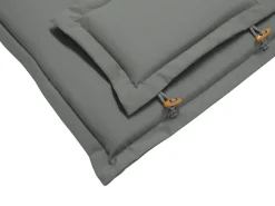 Beliani 6-Istuttava Akaasiapuinen Ulkoruokailuryhma Harmailla Pehmusteilla Java New