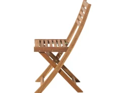 Beliani 2-Istuttava Bistrosetti Akaasia Vaalea Puu Fiji Shop