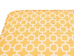 Beliani 2-Istuttava Bistrosetti Akaasia Valkoinen/Keltainen Fiji Shop